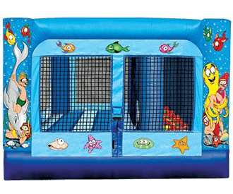 Under the Sea 2-n-1 Moon Bounce Combo W/ Ball Pond Rental