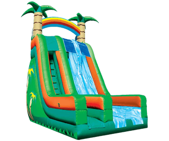27′ Tr Tropical Dual Lane Inflatable Slide Rental