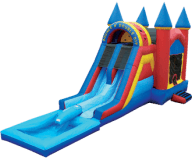 Bounce ‘n’ Double Dip Castle Water Slide Rental