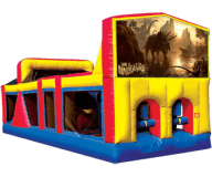 Land of Dinosaurs 30′ Themed Obstacle Course Rental