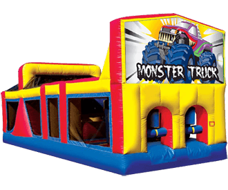 Monster Truck 30′ Themed Obstacle Course Rental