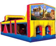Noah’s Ark 30′ Themed Obstacle Course Rental