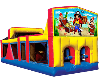 Pirates Adventure 30′ Themed Obstacle Course Rental