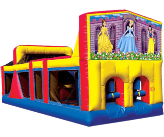Princess 30′ Themed Obstacle Course Rental