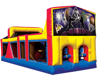 Space Battle 30′ Themed Obstacle Course Rental