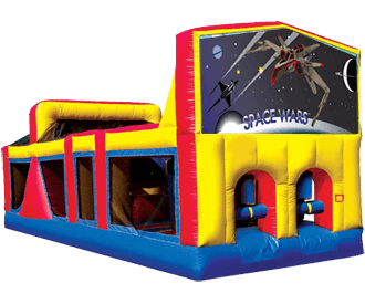Space Wars 30′ Themed Obstacle Course Rental