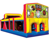Sports 30′ Themed Obstacle Course Rental