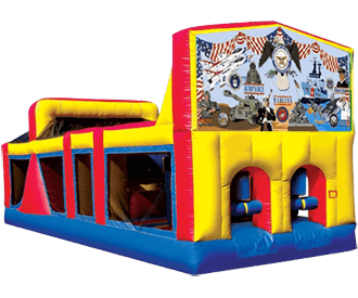 Tribute to the Troops 30′ Themed Obstacle Course Rental