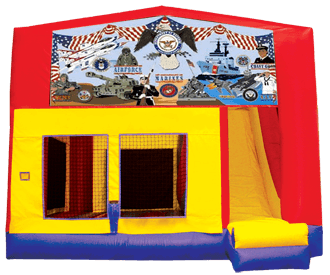 Tribute to the Troops 4-n-1 Moon Bounce Combo Rental