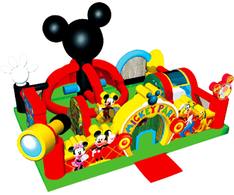 Mickey Park Learning Club Moonbounce Combo Rental