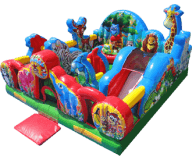 Animal Kingdom Playground Moon Bounce Combo Rental
