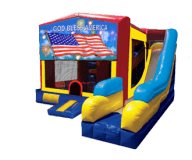 God Bless America  5-N-1 Moonbounce Obstacle Combo Rental
