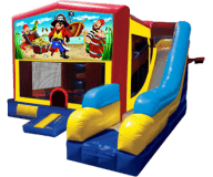 Pirates Adventure  5-N-1 Moonbounce Obstacle Combo Rental