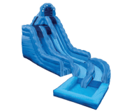 Blue Ice Dual Lane Water Slide Rental