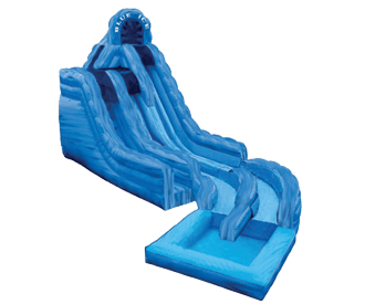 Blue Ice Dual Lane Water Slide Rental