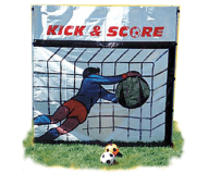 Soccer Kick Backdrop Game Rental