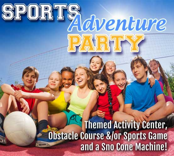 Sports Adventure Party Package Rental