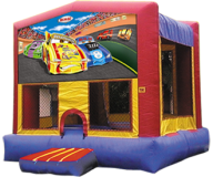 Racing Cars Moon Bounce Rental