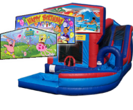 Jump-N-Splash Water Slide Combo W/Pool Rental