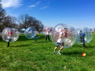 inflatable bubble soccer