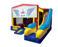Unicorn 5-n-1 Moonbounce Obstacle Combo