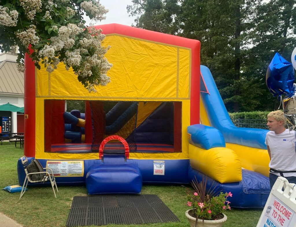 We rent bounce houses